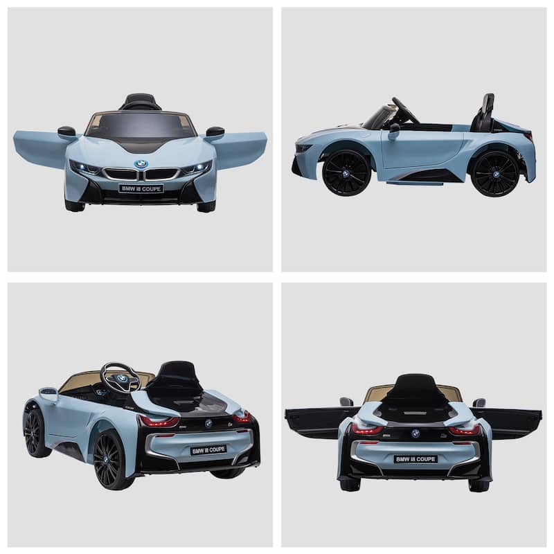 BMW I8 Coupe 6V Kids Electric Ride-On Car with Parent Remote, Lights