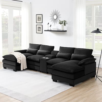 123*55" Modern U-shaped Sofa
