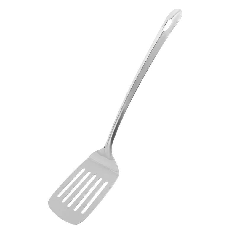 Stainless Steel Kitchen Serving Utensils, Cooking, Long Handle, Hanging Hole - Turner