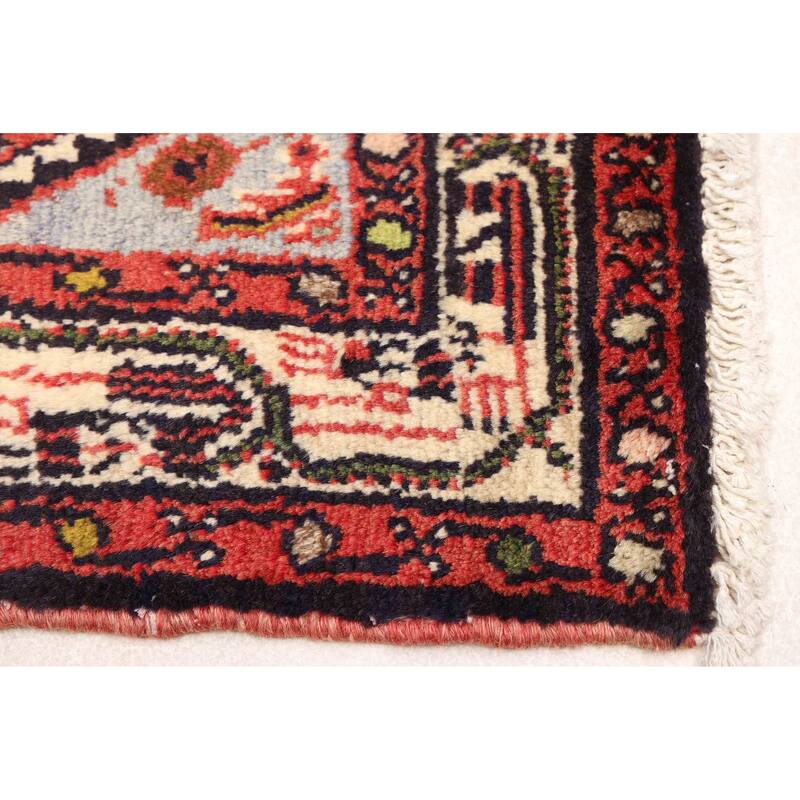 ECARPETGALLERY Hand-knotted Andelz Light Red Wool Rug - 3'5 x 4'11