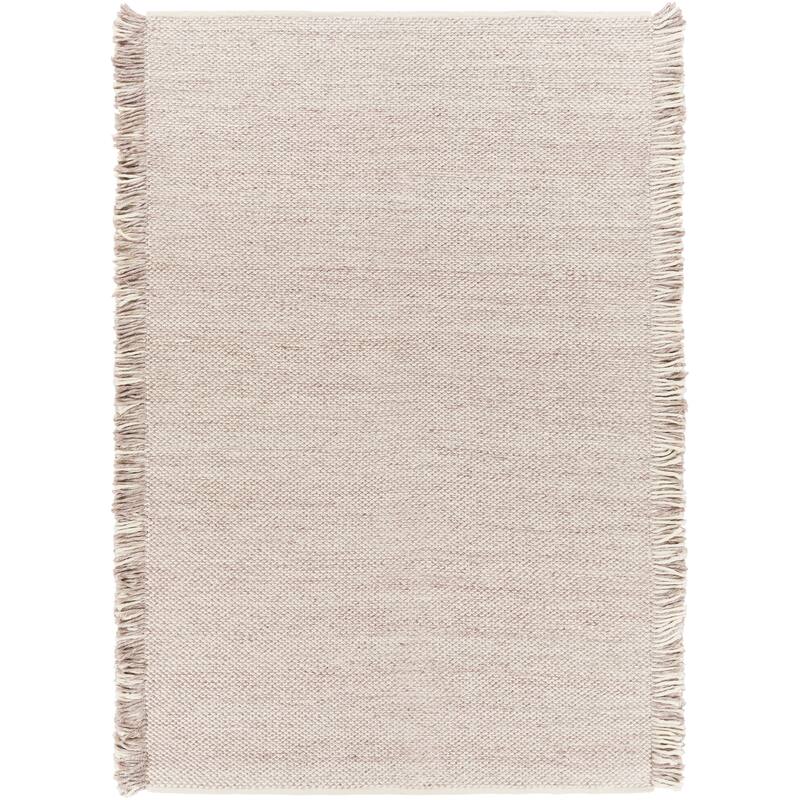 Surya Liam Outdoor Safe Modern Solid Fringe Area Rug