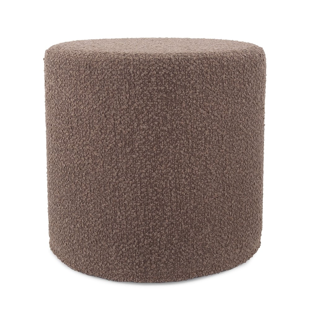 Allan Andrews No Tip Cylinder Ottoman with Cover, Barbet Collection