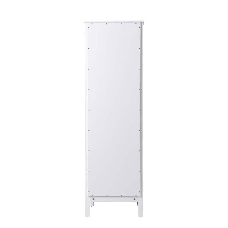 Indigo Home 20 Inch Bathroom Linen Storage Freestanding Cabinet - 20 x 22