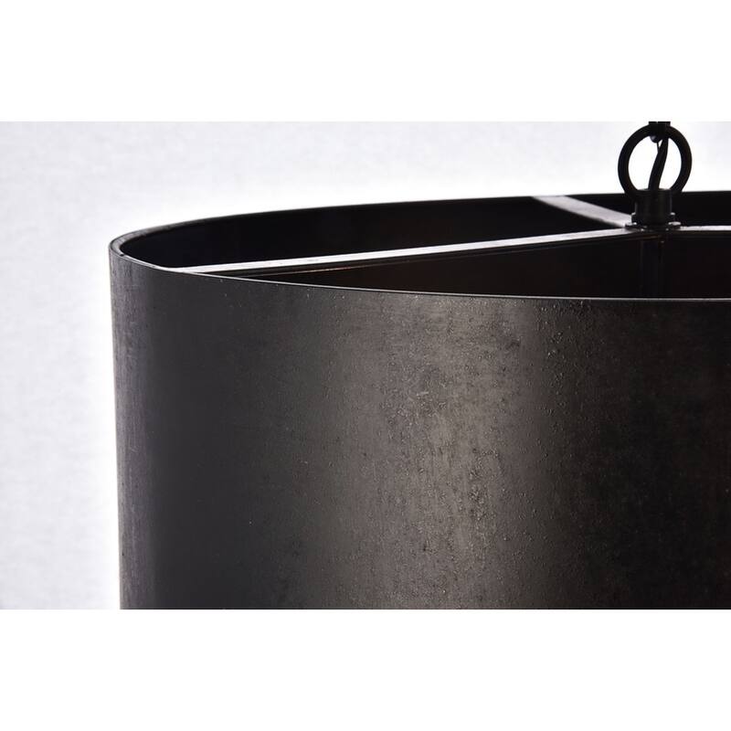 Miro Collection Pendant D20 H11.75 Lt:3 Vintage Black Finish