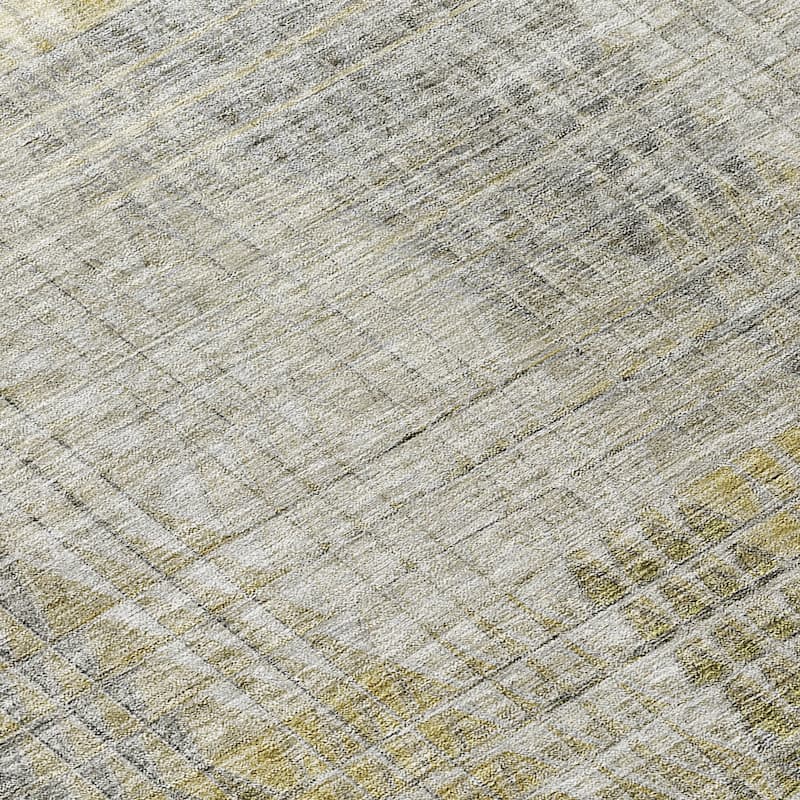 Machine Washable Indoor/ Outdoor Chantille Modern Kaleidoscope Rug