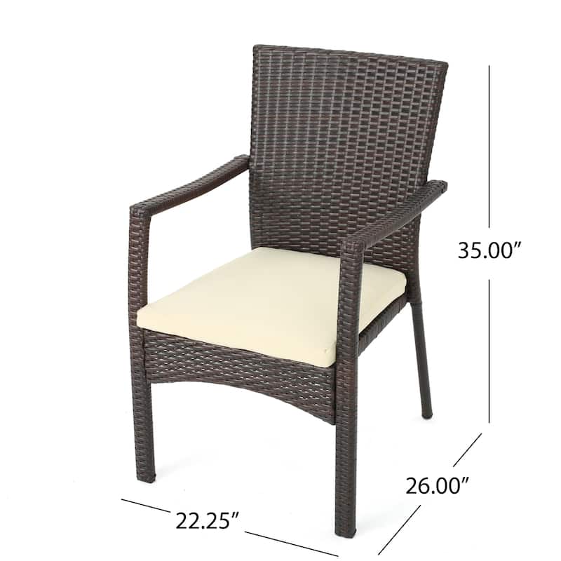 Cordella Wood Outdoor 7-piece Dining Set by Christopher Knight Home