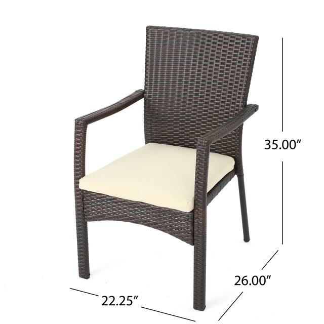 Cordella Wood Outdoor 7-piece Dining Set by Christopher Knight Home