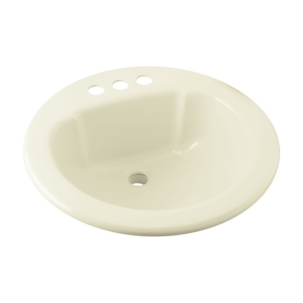 Sterling 75020140 19" Vikrell Drop In Bathroom Sink With Three Holes Drilled And Overflow