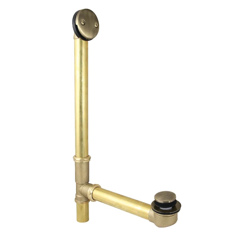 Made To Match Tip-Toe Tub Waste and Overflow, 20 Gauge