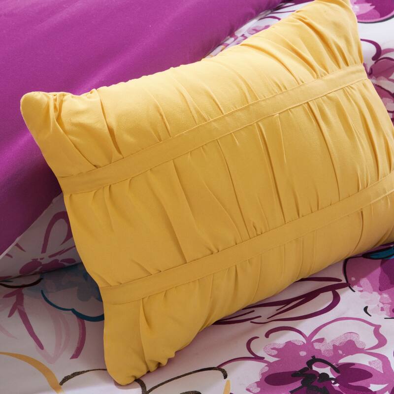 Ashley Floral Microfiber Comforter Set by Intelligent Design