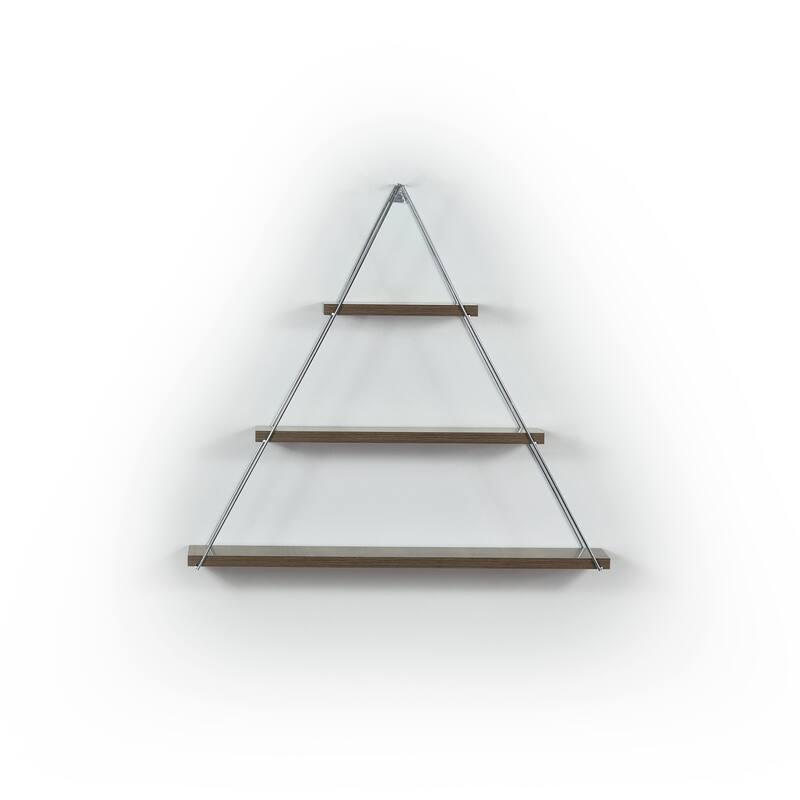 Floating Wall Decor Decorative Hanging Metal Bracket Triangle Shelf