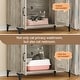 Cat Litter Box Furniture Enclosure with Shelf Storage - Bed Bath ...