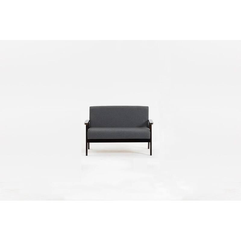 45" Dark Gray Loveseat