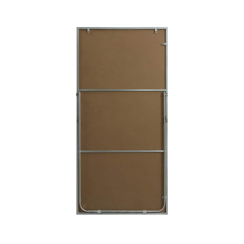 Indigo Home Metal Frame Rectangle Full Length Mirror 30x60 Inch