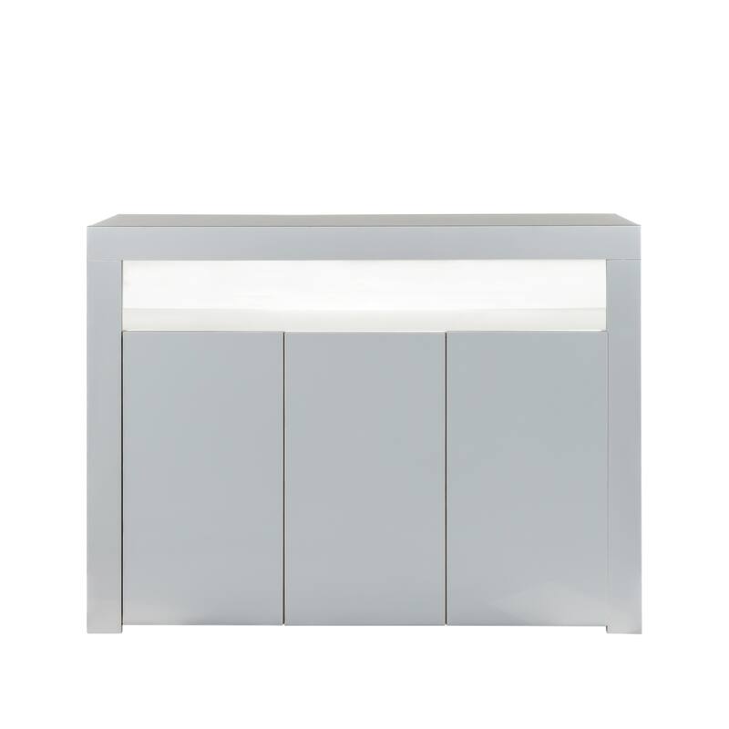 Sideboard Storage Cabinet Modern Kitchen Unit Cupboard Buffet Wooden Storage Display Cabinet TV Stand