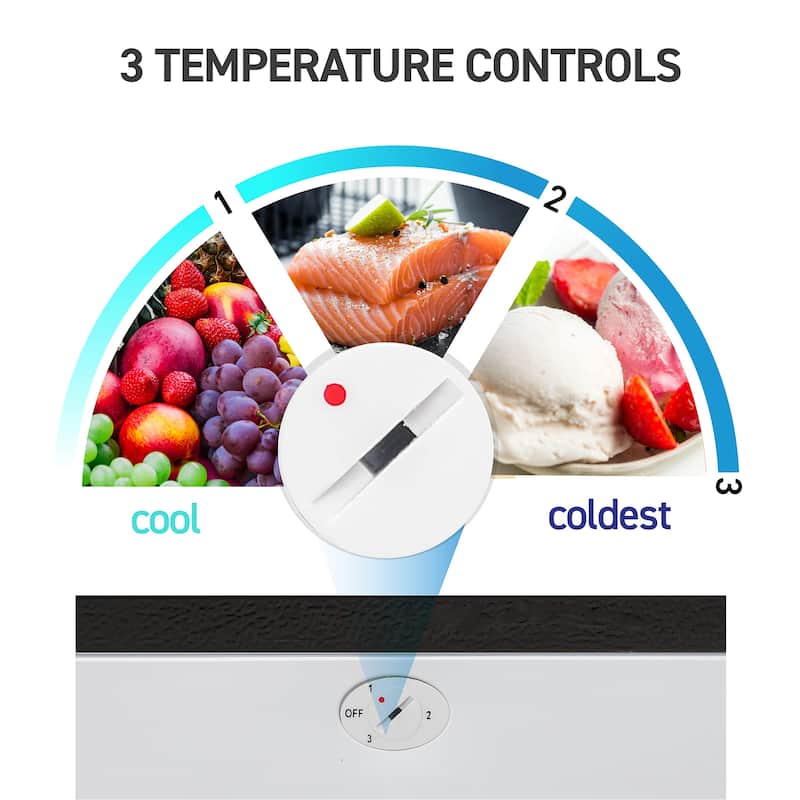 6.0 Cu Ft Upright Freezer,Black