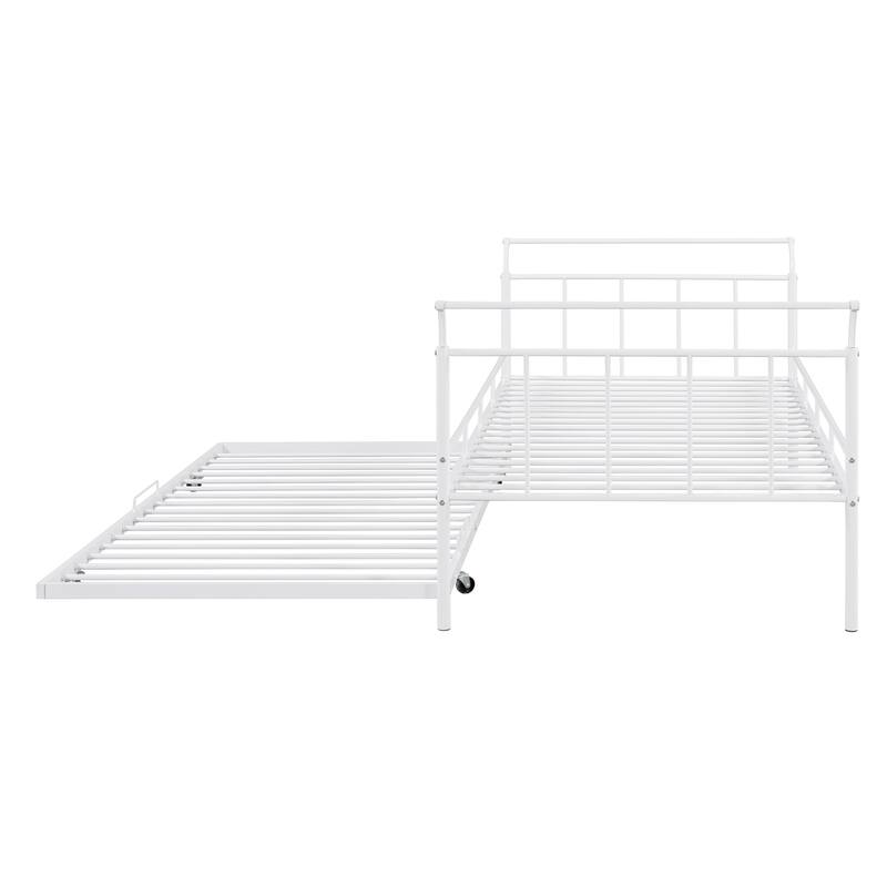 Metal Daybed with Curved Handle Design