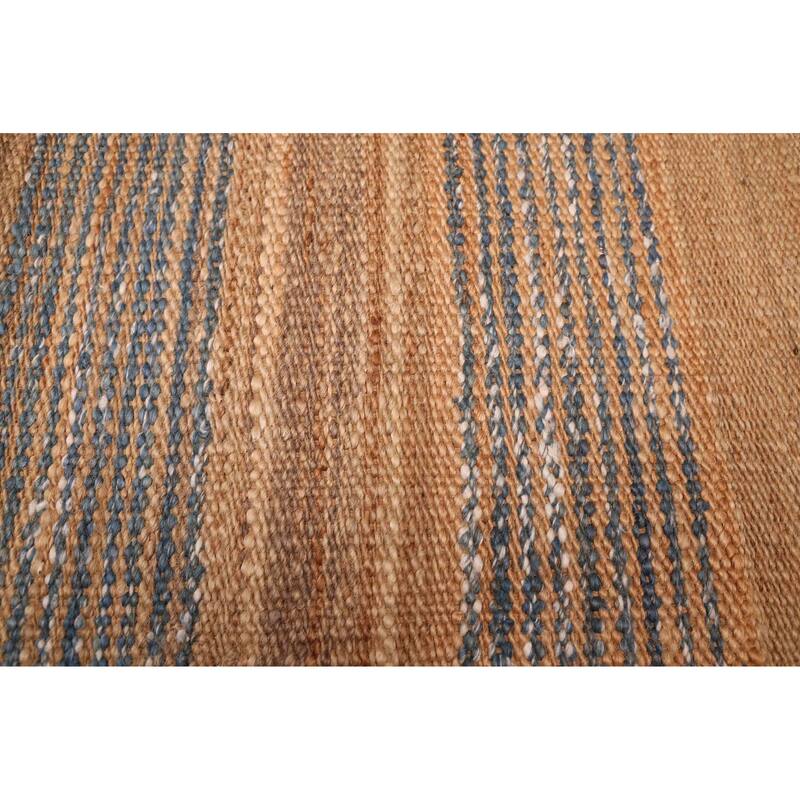 ECARPETGALLERY Flat-Weave Palas Denizli Tan Jute Kilim - 5'4 x 7'8