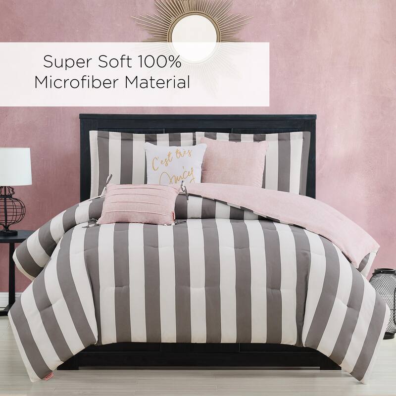 Juicy Reversible Cabana Stripe Bedding Set