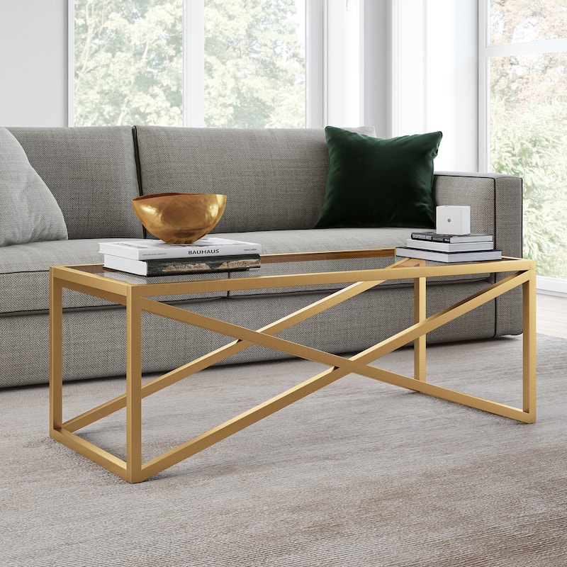 Calix 46" Wide Rectangular Coffee Table - 46" Wide