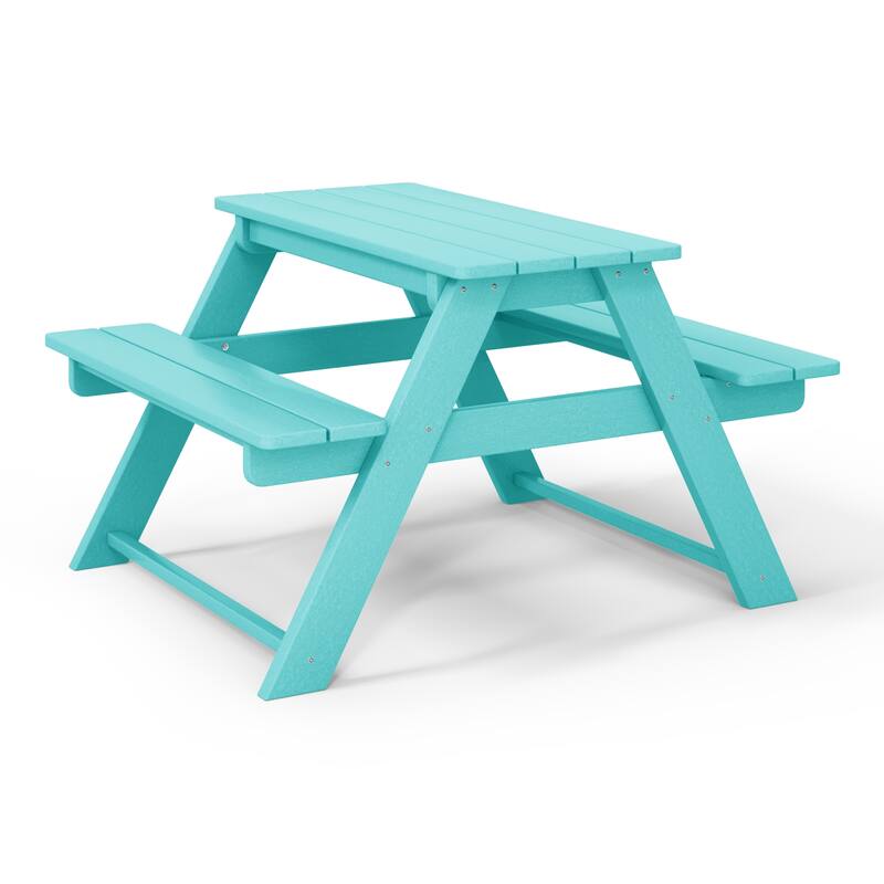Laguna Kids Outdoor Poly Picnic Table