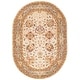 preview thumbnail 57 of 94, SAFAVIEH Handmade Antiquity Mazie Traditional Oriental Wool Rug 4'6" x 6'6" Oval - Ivory - Oval