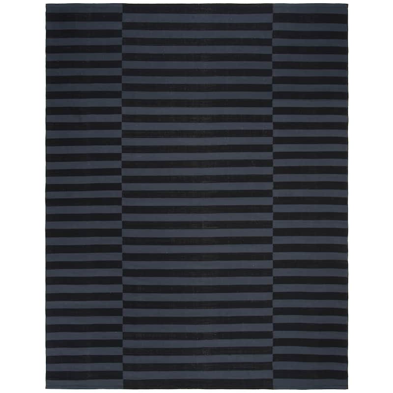Lauren Ralph Lauren Ludlow Stripe Nautical & Coastal Cotton Rug - 8' x 10' - Onyx