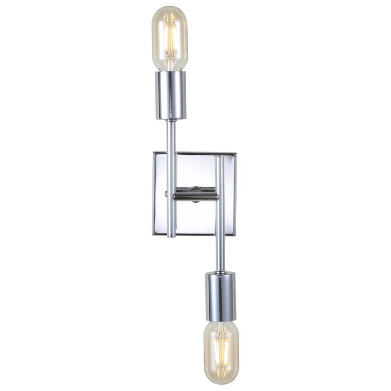 Cadence Metal LED Wall Sconce, Chrome by JONATHAN Y