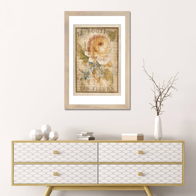 iCanvas "Parisian Flowers I" by Danhui Nai