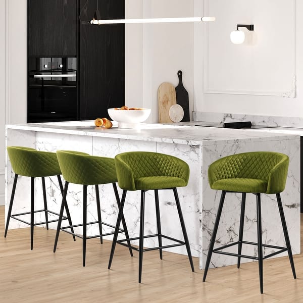 Aazon.co: VECELO Bar Stools Set Of 2,Kitchen Island Stools With