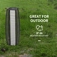 preview thumbnail 19 of 17, Outsunny Solar Floor Lamp, Outdoor Rattan Garden Lantern Pathway Light & Decorative Driveway Lighting