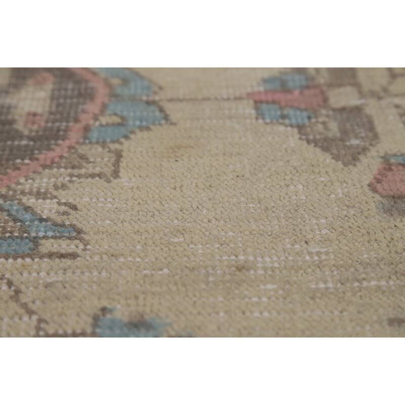 Medallion Tabriz Persian Area Rug Hand-Knotted Bedroom Wool Carpet - 6'4"x 9'3"