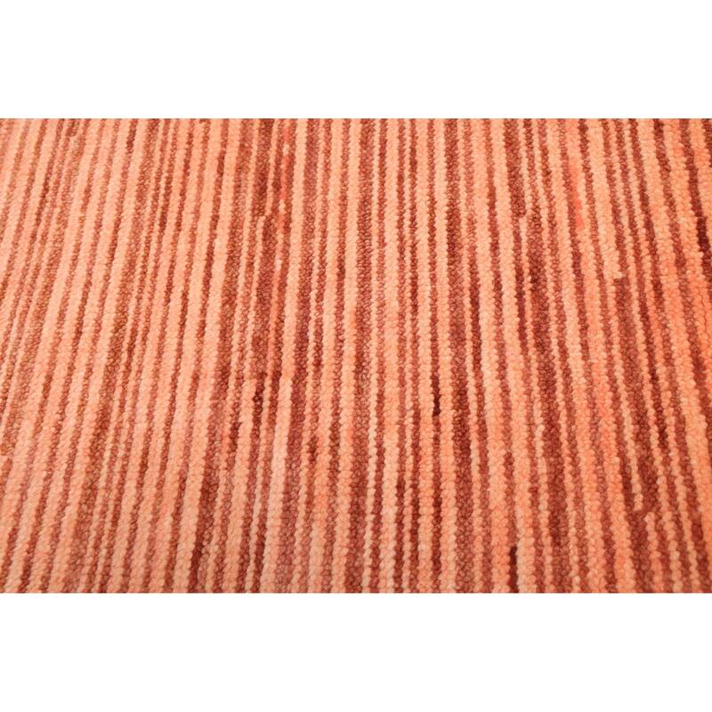 ECARPETGALLERY Hand-knotted Pak Finest Gabbeh Copper Wool Rug - 4'0 x 6'0