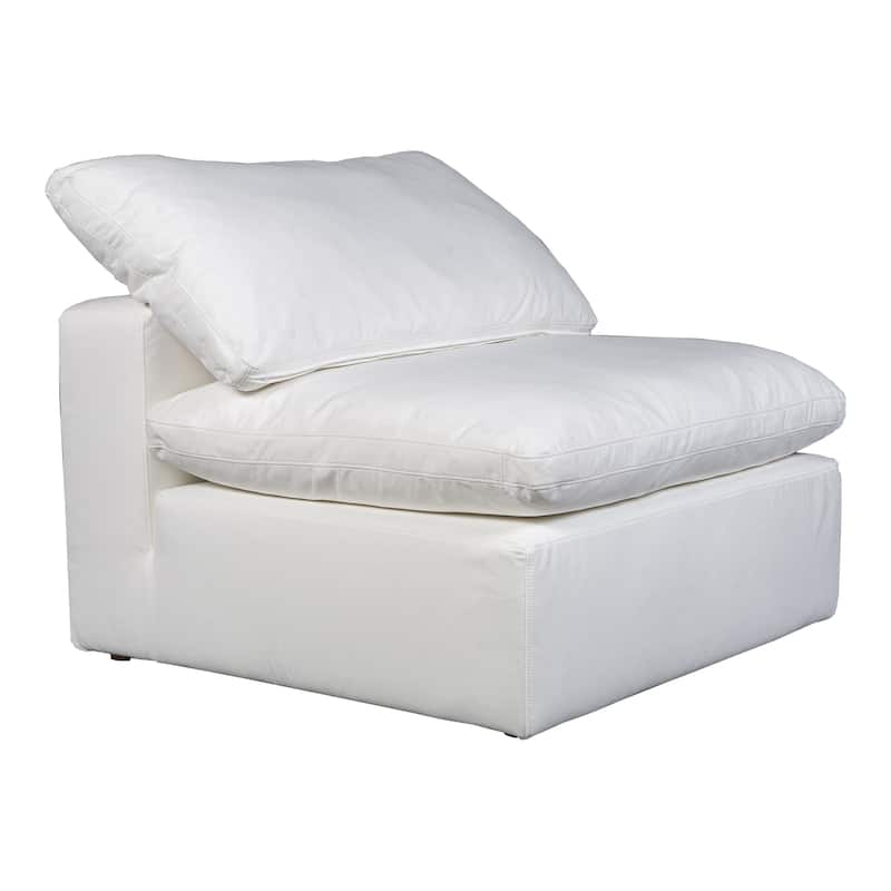 Aurelle Home Tami Modular Sectional Piece - Armless Chair - 38" x 38" - 38" x 38" - Peyton Pearl