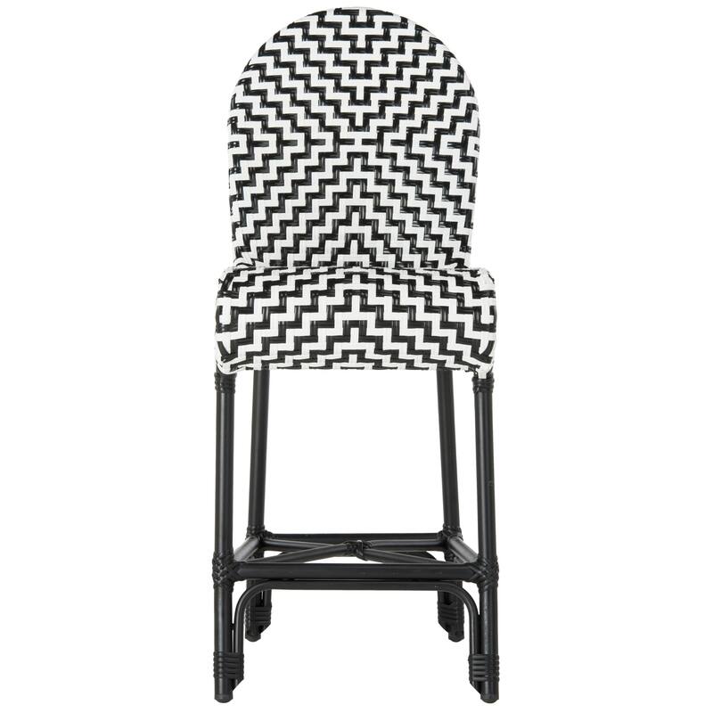 SAFAVIEH Outdoor Jaelyn 26-inch Counter Stool - 17Wx23Dx42H