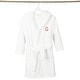 preview thumbnail 74 of 78, Sweet Kids 100% Polyester SUPER PLUSH Double Brushed Hooded Bathrobe with Pink Bookman Monogram
