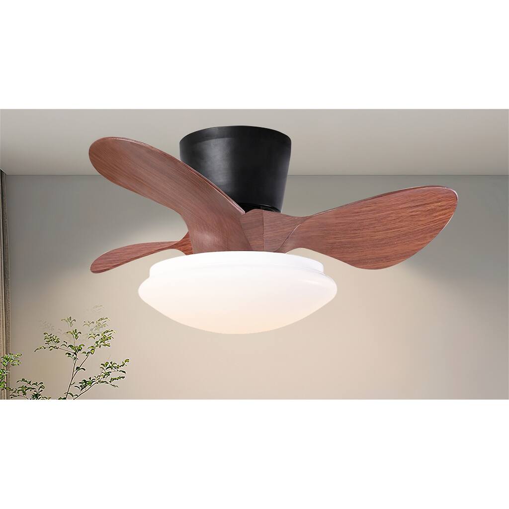 Flush Mount Ceiling Fan with Lights