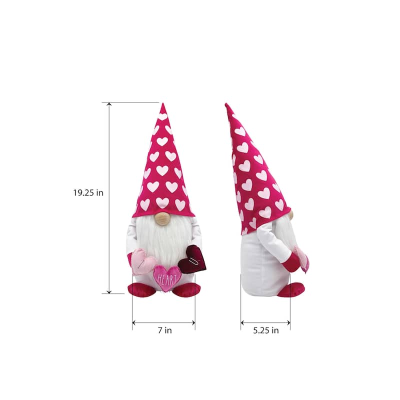 Rae Dunn Plush Gnome - Valentine's Day Themed