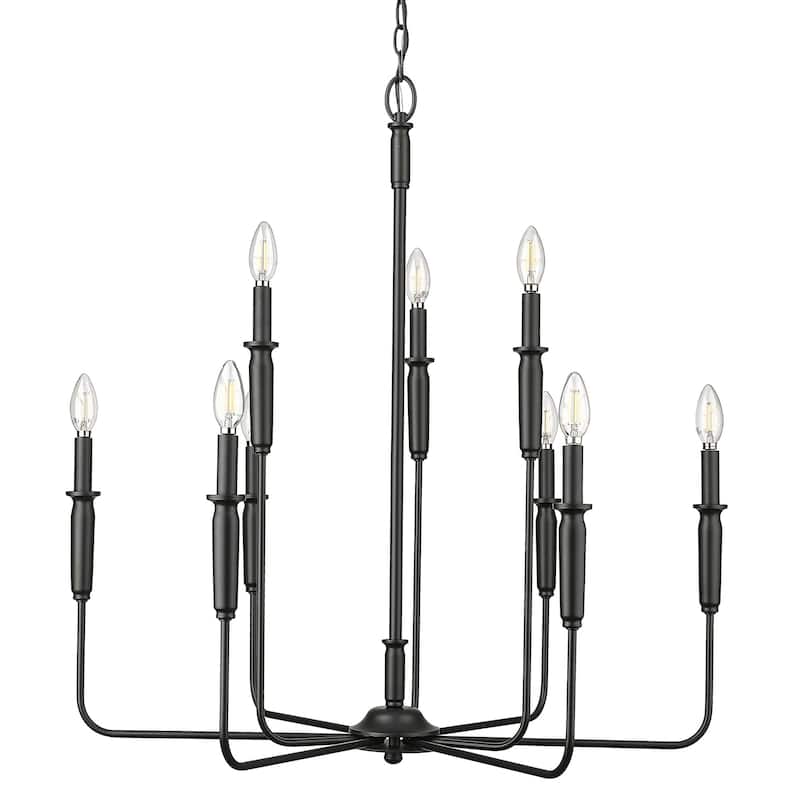 Millennium Lighting 29309 Savanne 9 Light 32" Wide Taper Candle Style