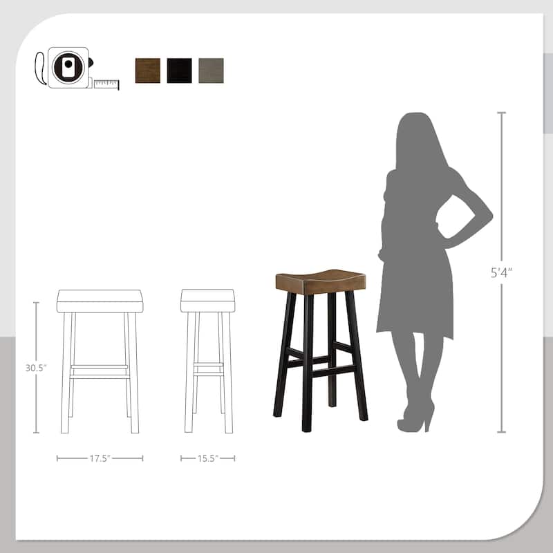 Brigham Pub Height Barstool (Set of 2)