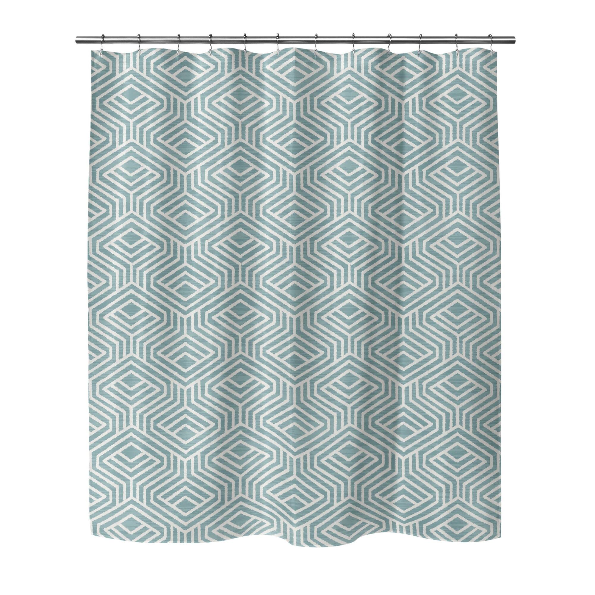 ELIZABETH TEAL Shower Curtain By Kavka Designs Bed Bath & Beyond