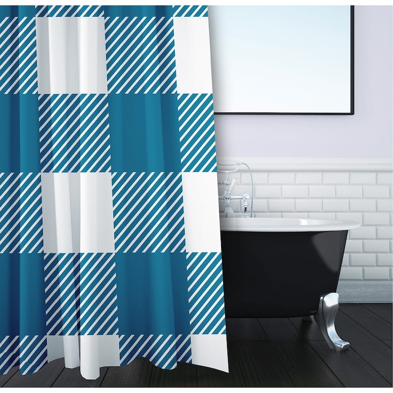 Buffalo Plaid Shower Curtain
