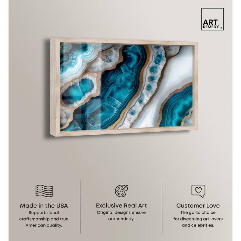 Opaline Undulation Shadowbox by Art Remedy