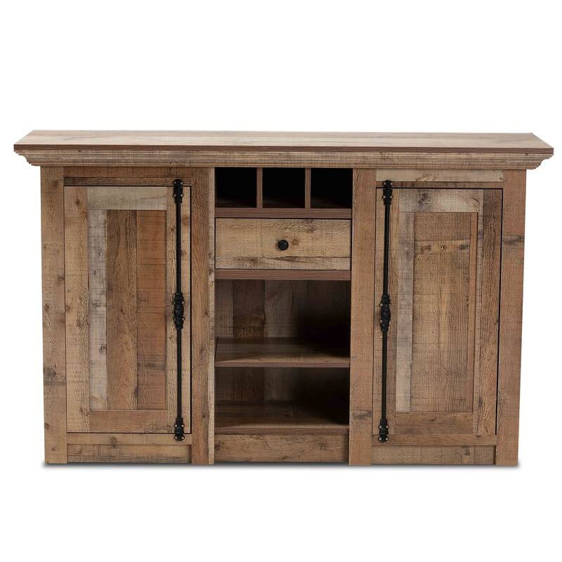 Albert Modern and Contemporary Farmhouse Rustic 2-Door Sideboard