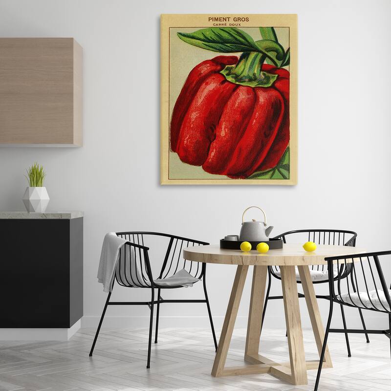 Stupell Country Vintage Pepper Canvas Wall Art Design By Lil' Rue