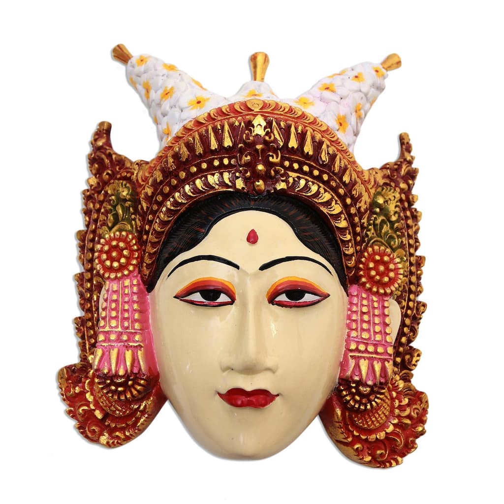 Handmade Tapel Kraton Wood wall sculpture (Indonesia)