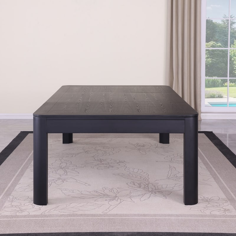 Cadora Duo 7FT Slate Pool Table in Black Ash With Dining top