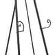 preview thumbnail 15 of 17, Black Metal Tall Adjustable Floor Scroll Display Easel with Gold Accents
