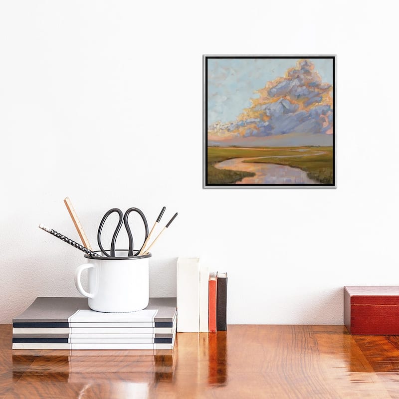 iCanvas "Thunderclouds Over The Marsh" by April Moffatt Framed