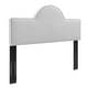 preview thumbnail 35 of 57, Dawn King/California King Performance Velvet Headboard Light Gray
